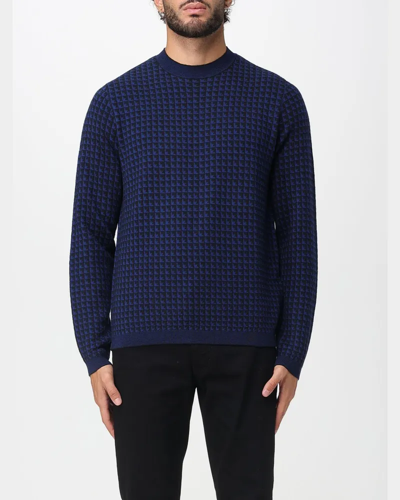Emporio Armani Pullover herren Blau