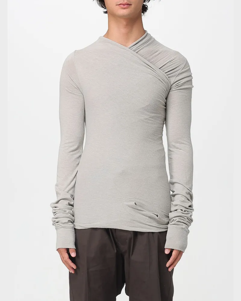 Rick Owens T-shirt herren Grau