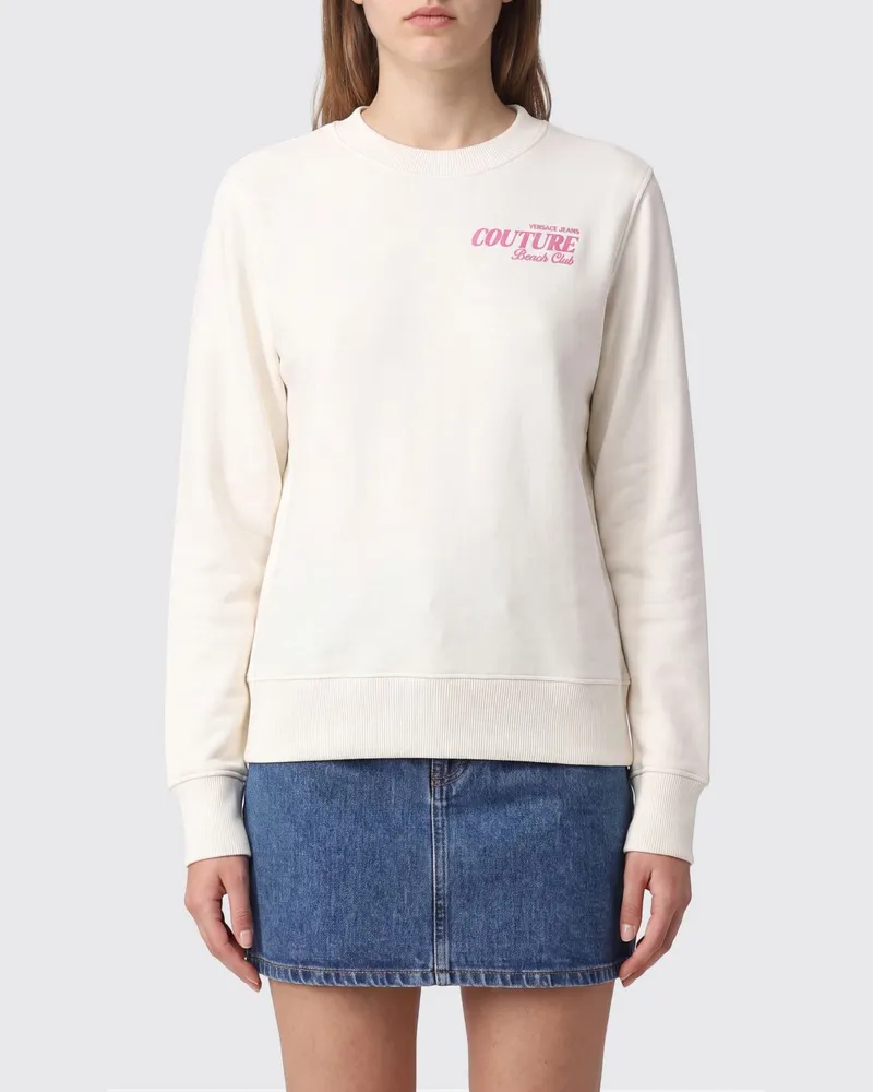 Versace Jeans Sweatshirt damen Ivory