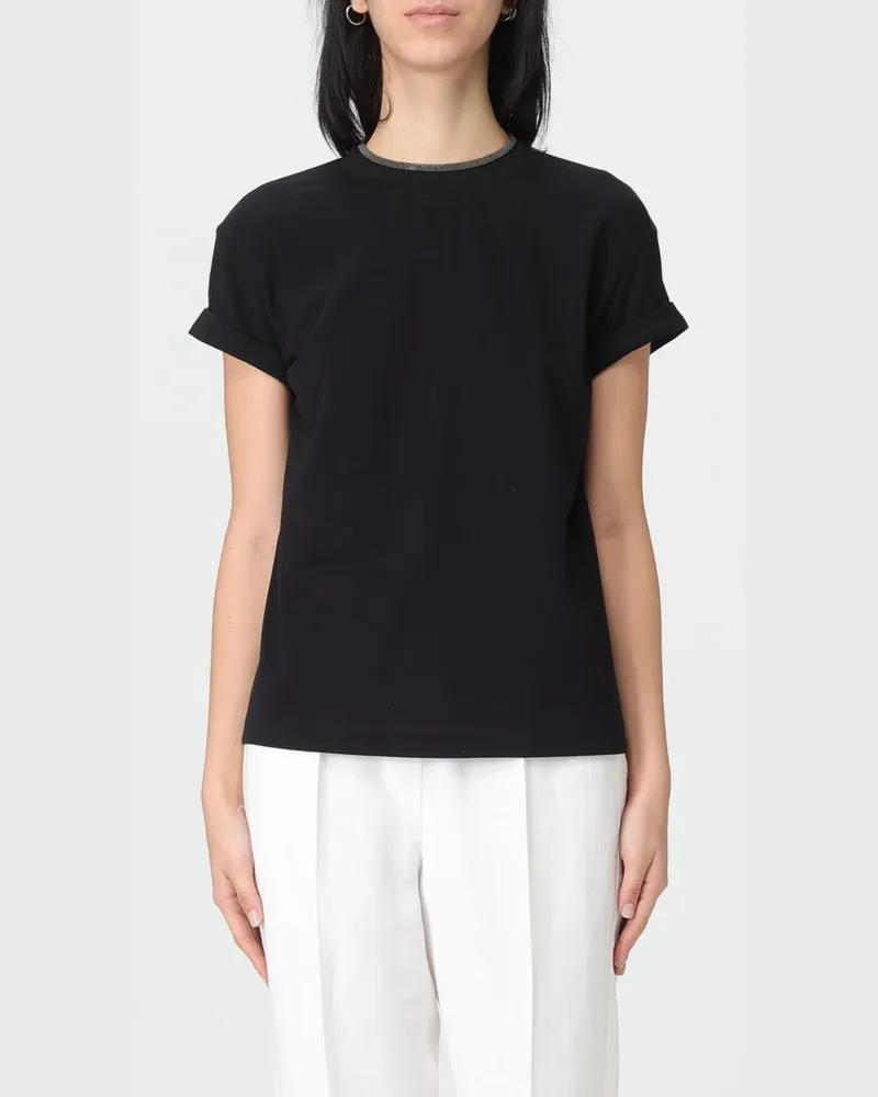 Brunello Cucinelli T-shirt damen Schwarz