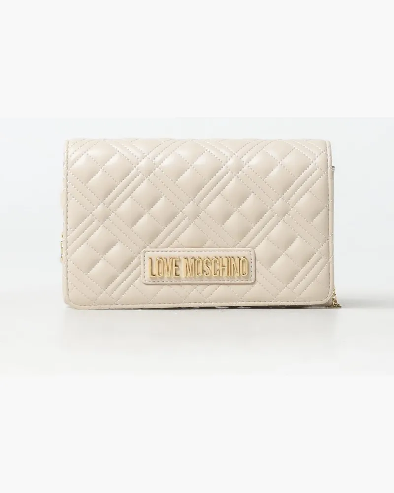 Moschino Schultertasche damen Ivory