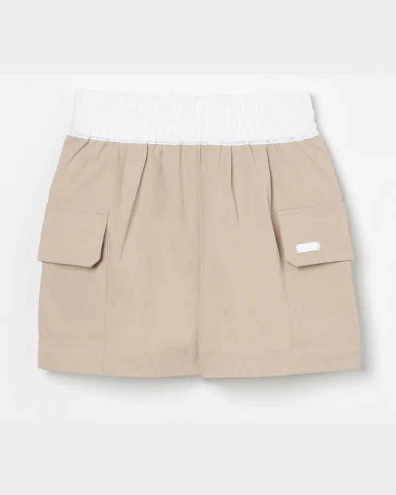DKNY Shorts kinder Sand