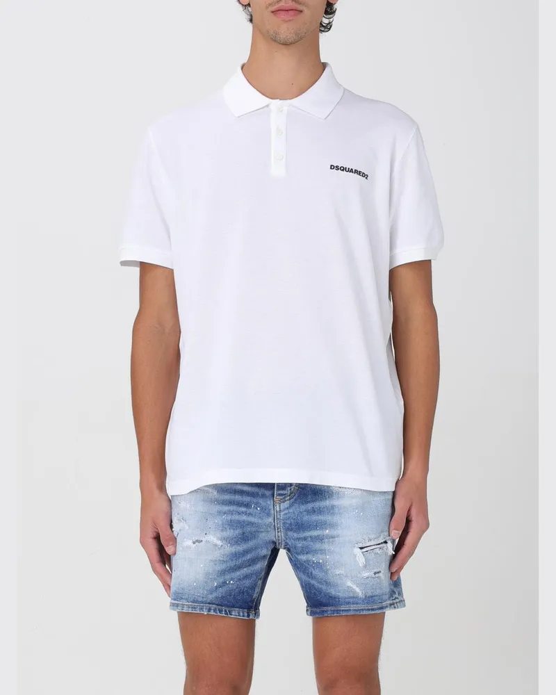 Dsquared2 Polo herren Weiß