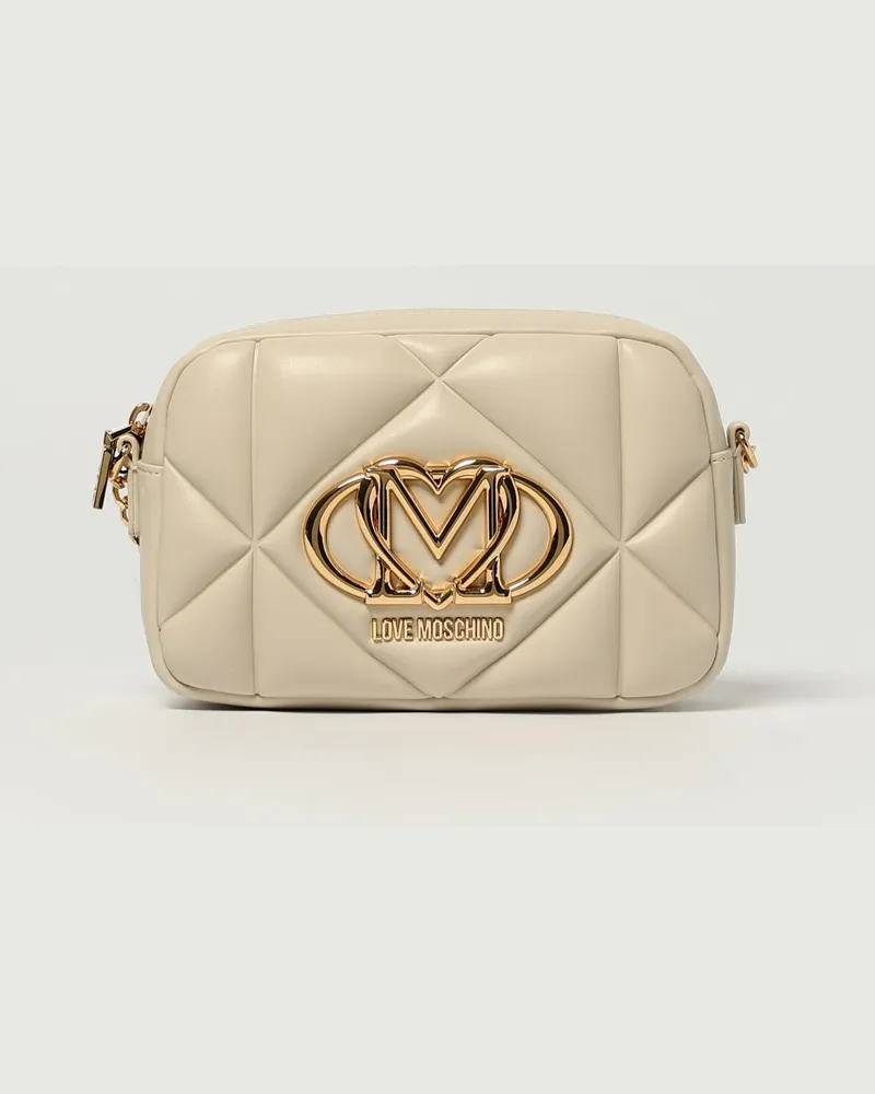 Moschino Schultertasche damen Ivory