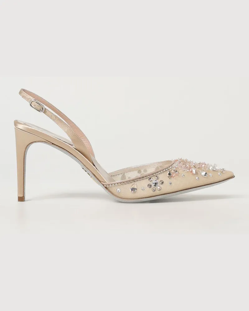 René Caovilla Schuhe damen Champagne
