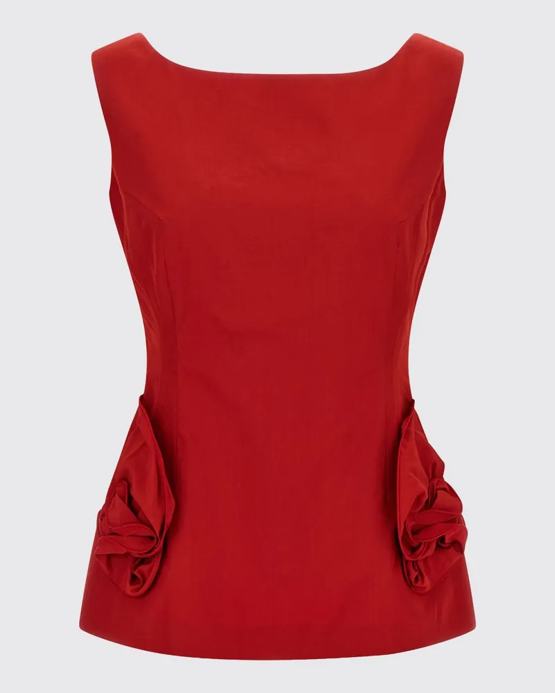 Magda Butrym Top damen Rot