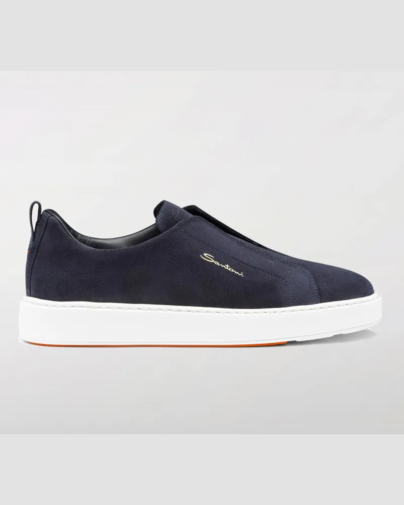 Santoni Sneakers herren Blau