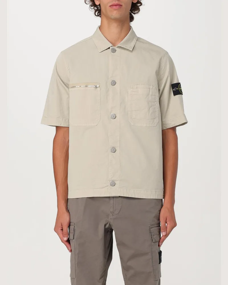 Stone Island Hemd Beige