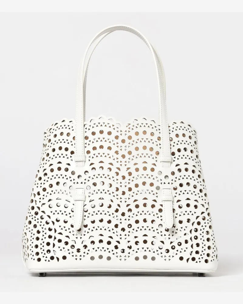 Alaïa Handtasche damen Weiß