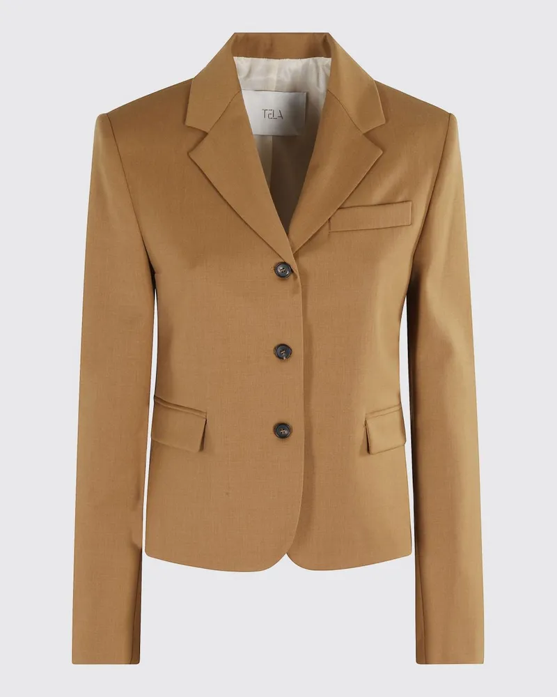 TELA Jacke damen Leder