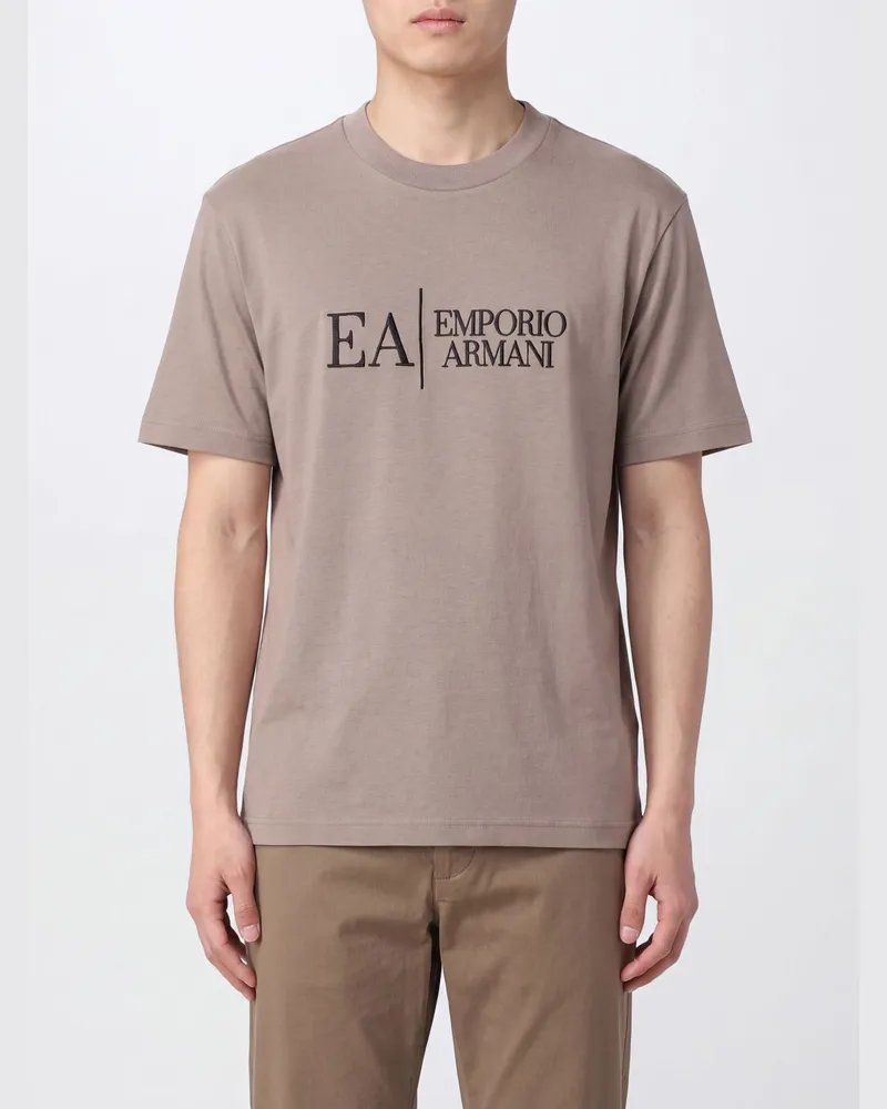 Emporio Armani T-shirt herren Braun