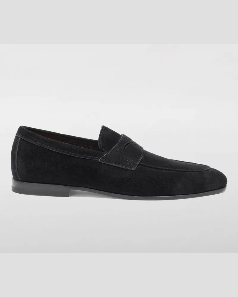 Santoni Mokassins herren Schwarz