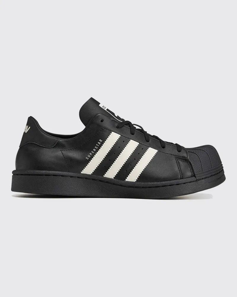 adidas SST Leder-Sneakers mit Shell-Toe und Logo Bunt