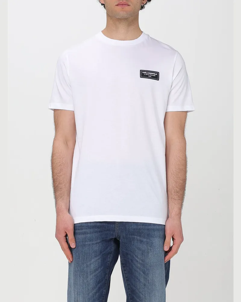 Karl Lagerfeld T-shirt herren Weiß