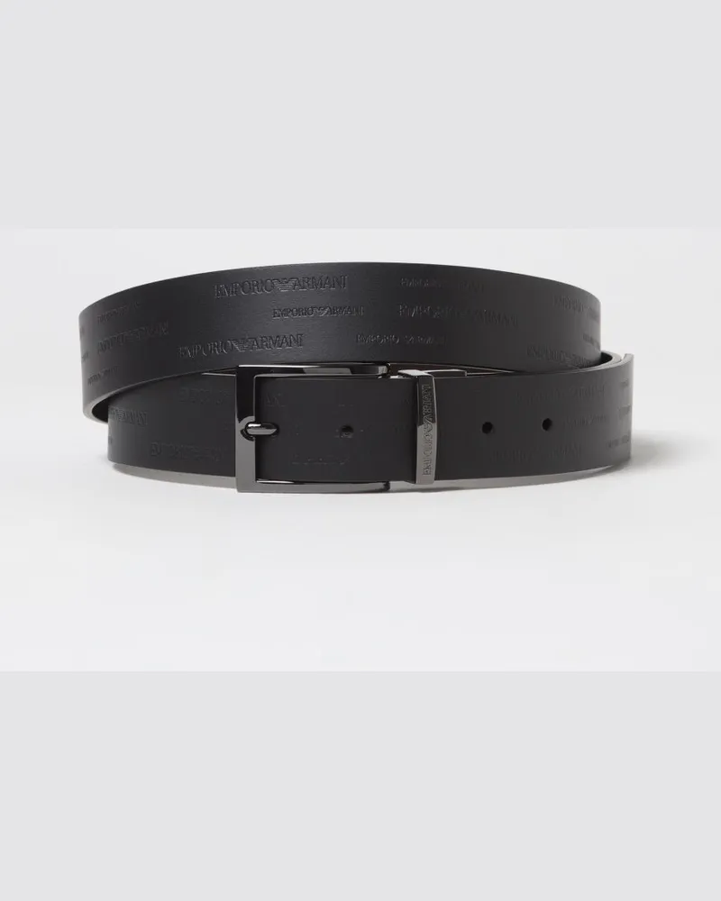 Emporio Armani Grtel herren Schwarz