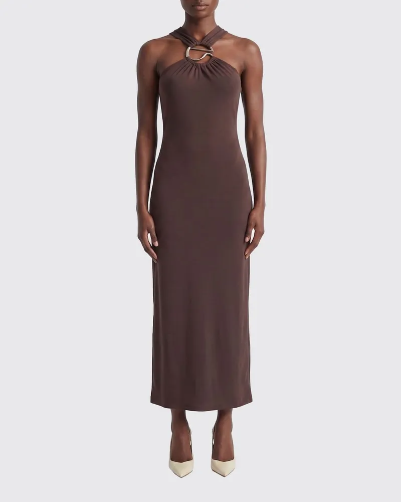 COPERNI Midi-Kleid aus Jersey Braun