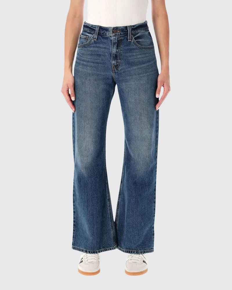 Levi's Straight Tapered Jeans mit mittlerer Leibhöhe aus Stretch-Denim Blau