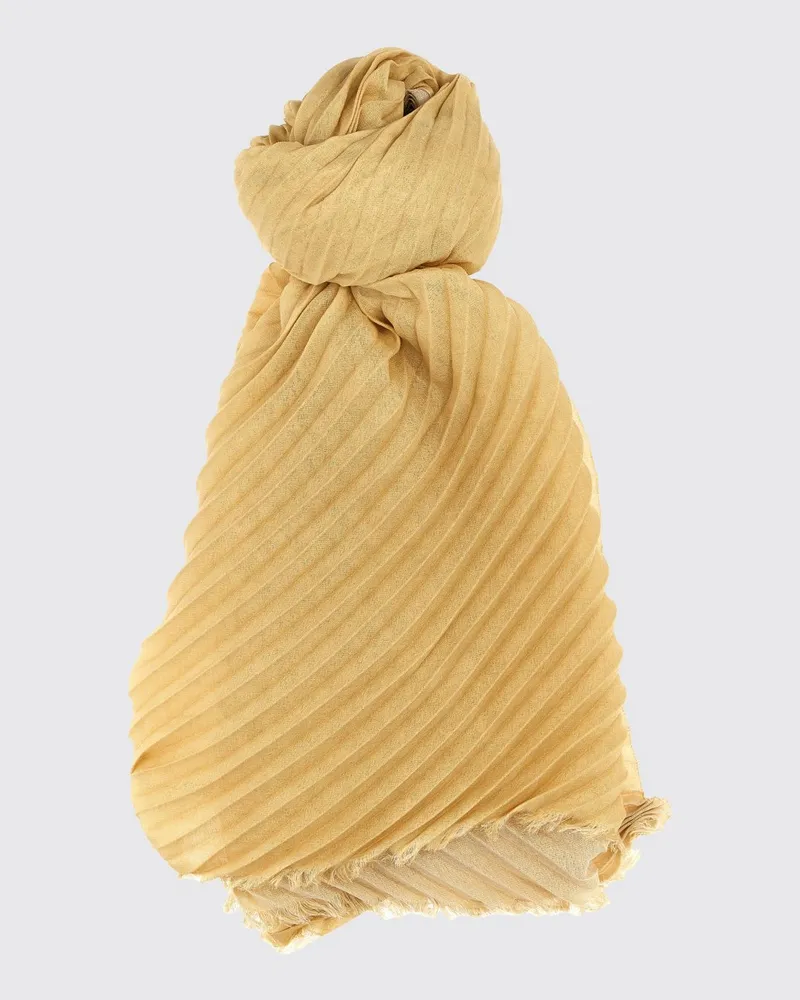 Issey Miyake Seidentuch damen Beige