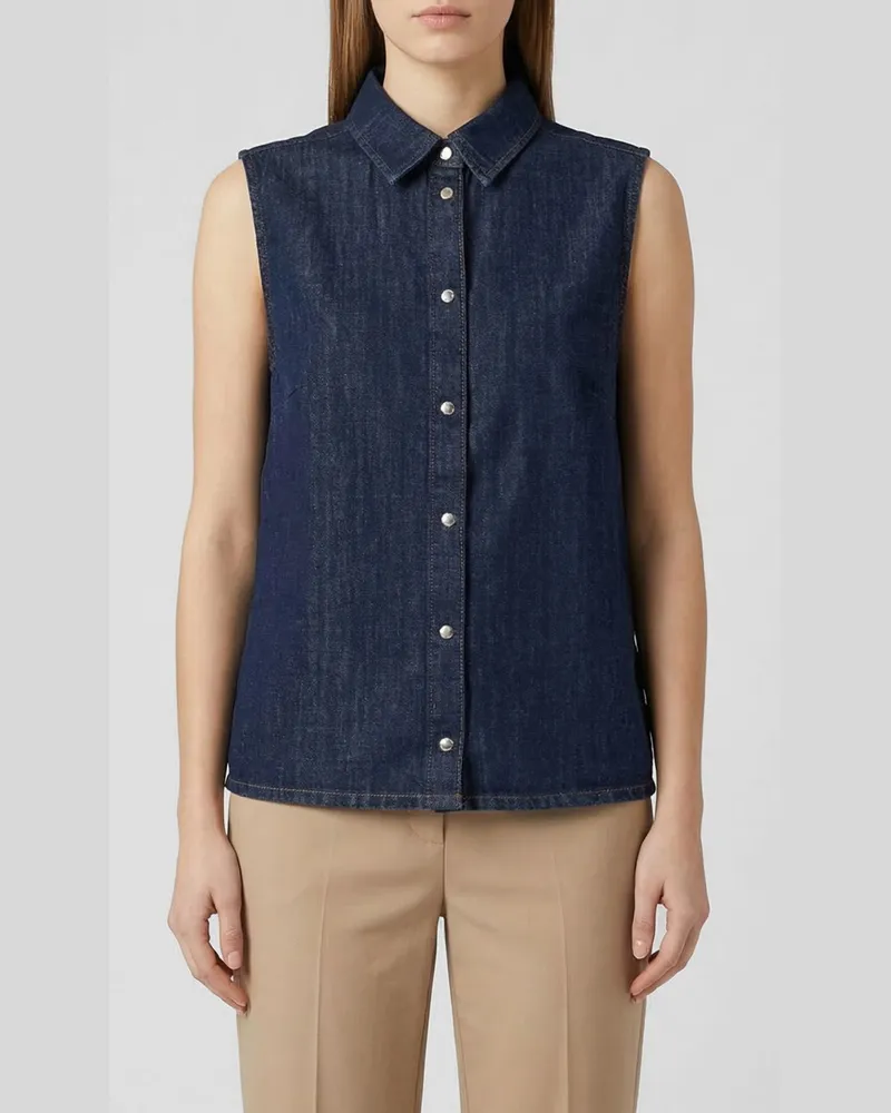 7 for all mankind Hemdbluse damen Blau