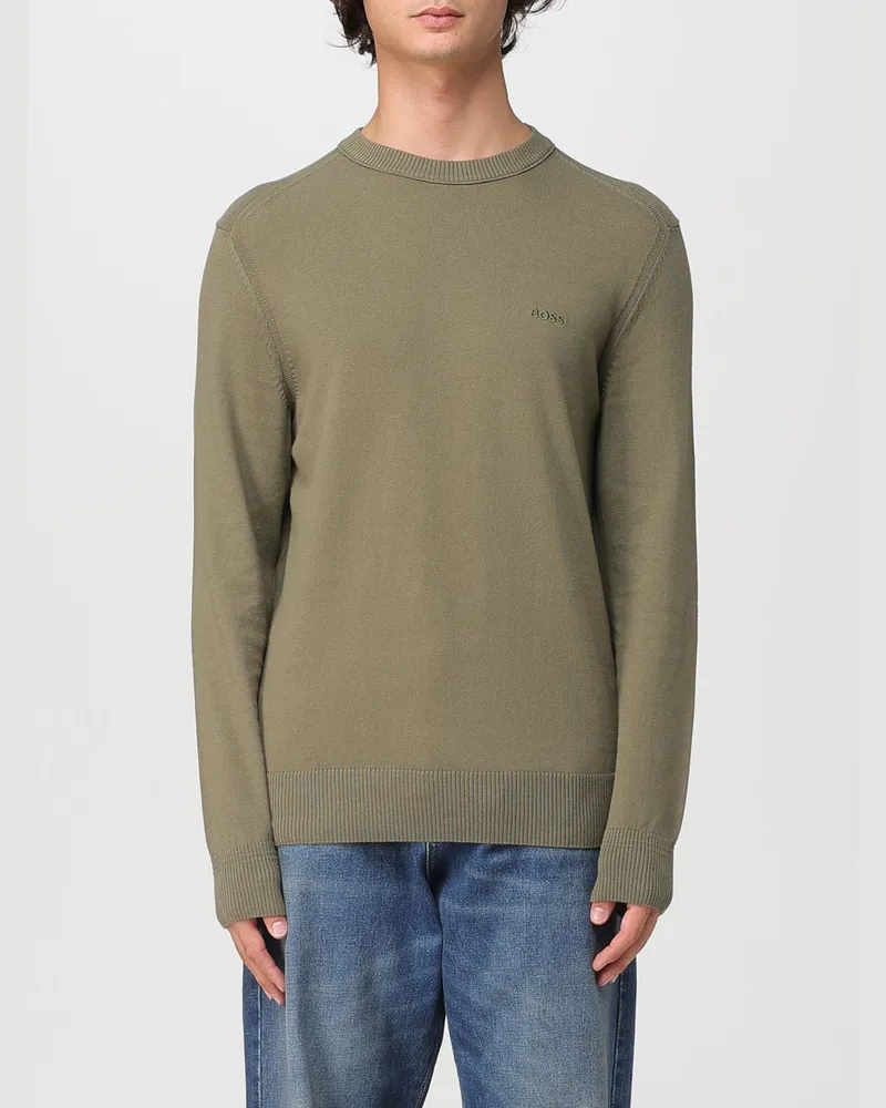 HUGO BOSS Pullover herren Grün