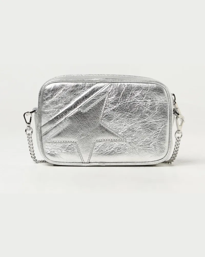 Golden Goose Schultertasche damen Silber