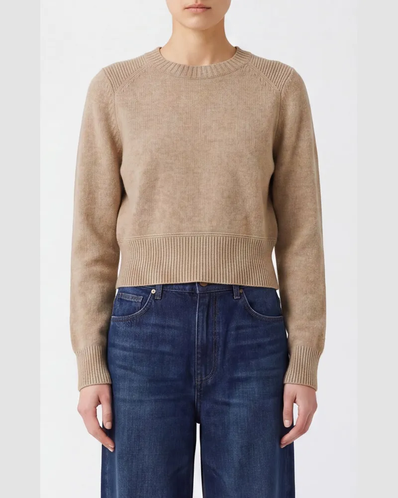 Isabel Marant Pullover aus Merinowolle-Kaschmir-Mischung Beige