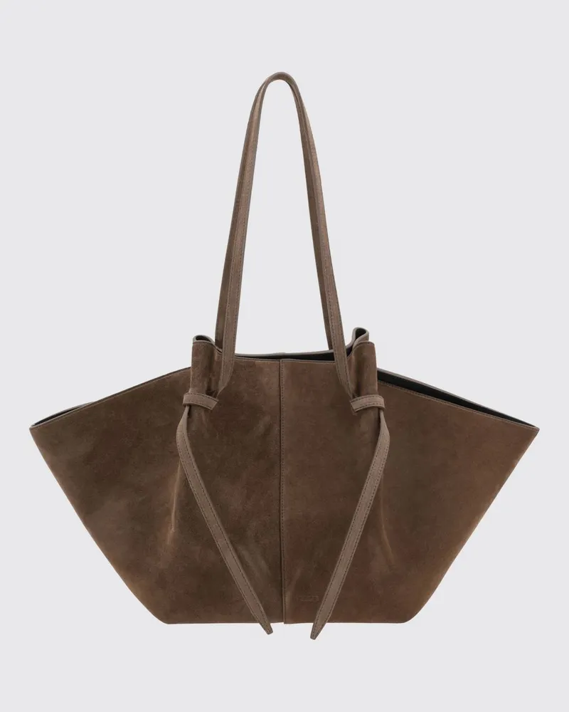 YUZEFI Schultertasche damen Kakao