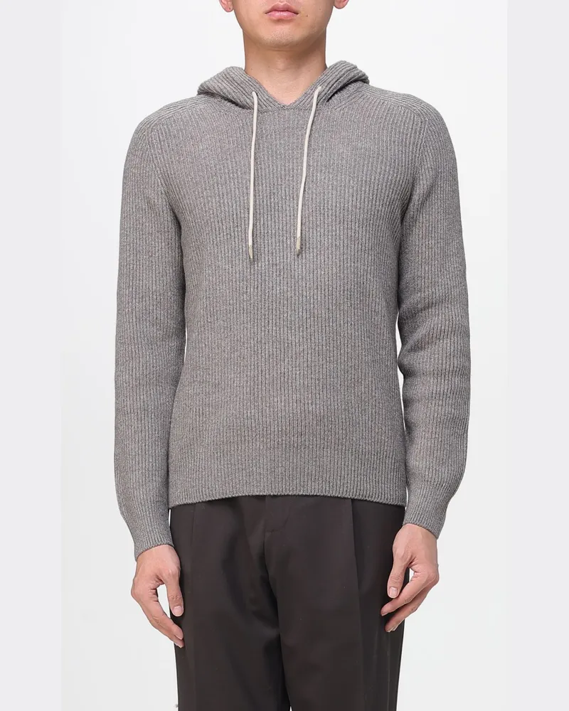 Tagliatore Pullover herren Taubengrau