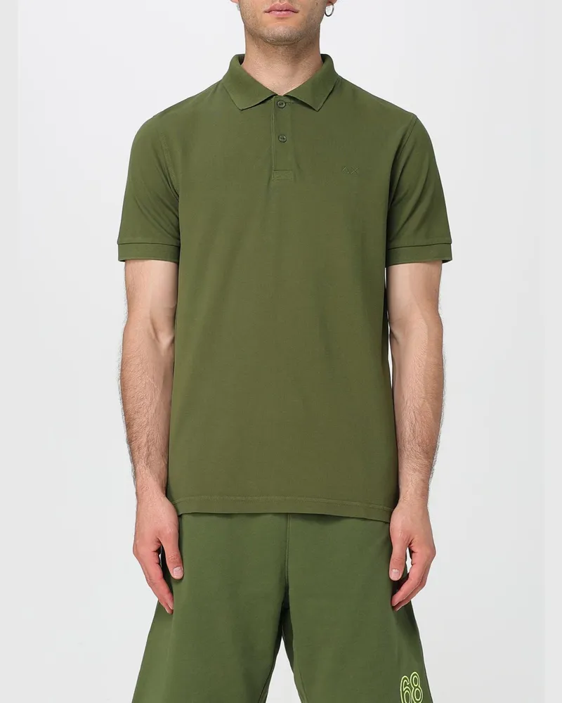 Sun68 T-shirt herren Moosgrün