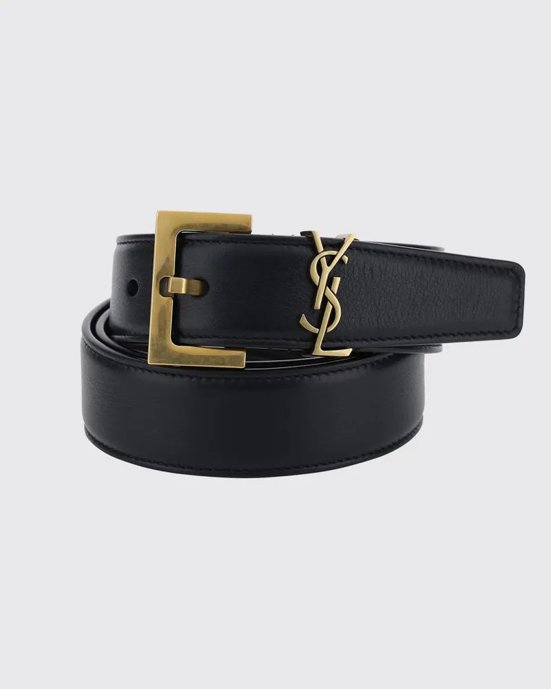 Saint Laurent Grtel damen Schwarz