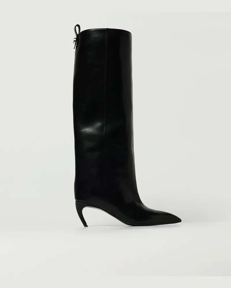 ATTICO Flache stiefeletten damen Schwarz