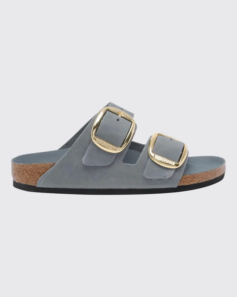 Birkenstock Arizona Big Buckle Sandale aus geöltem Leder Grau