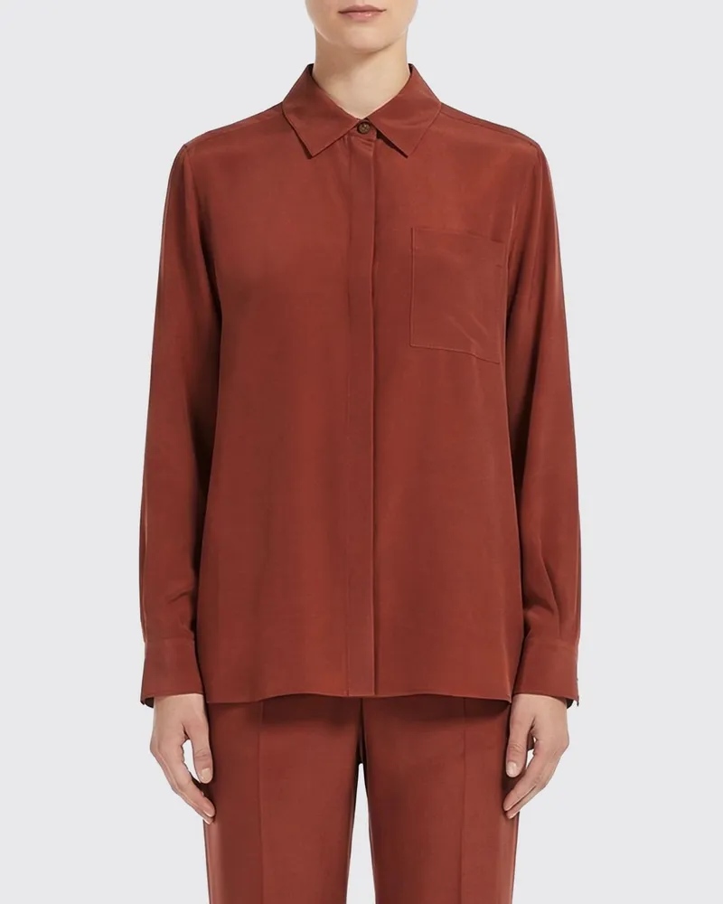 Max Mara Top damen Terrakotta