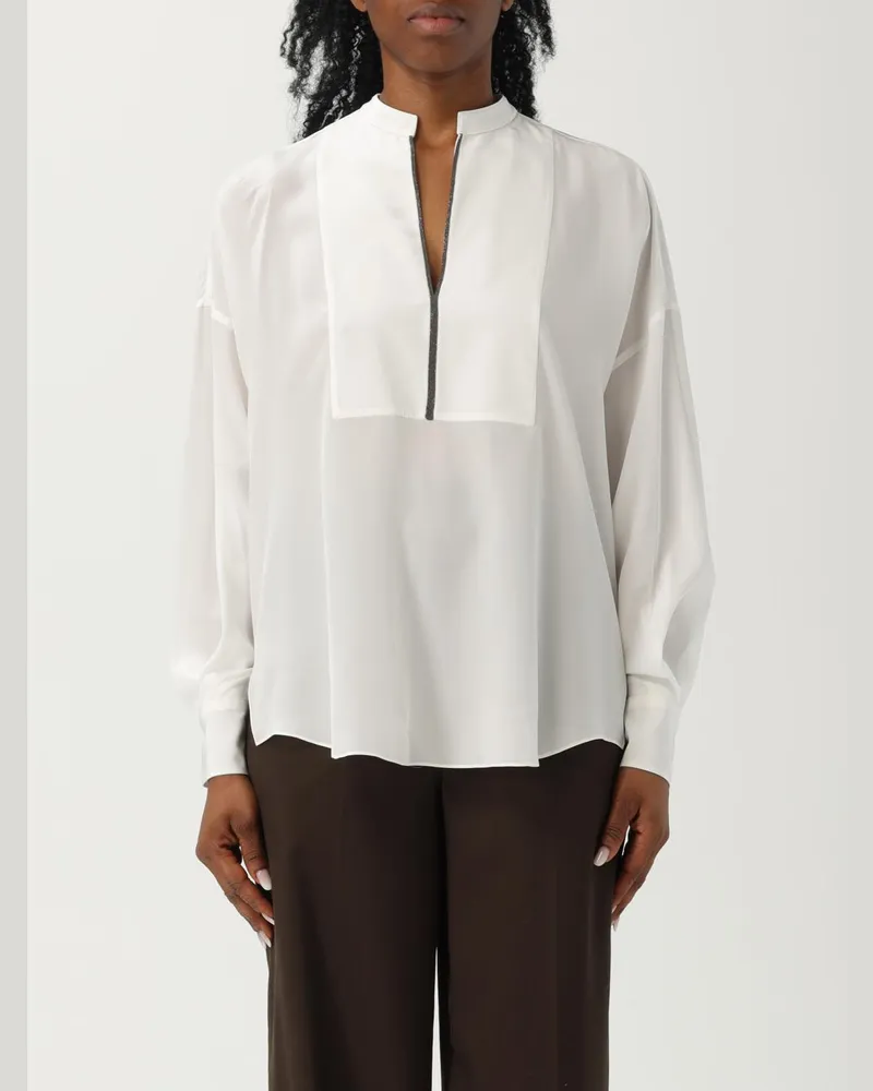 Brunello Cucinelli Hemdbluse damen Natural