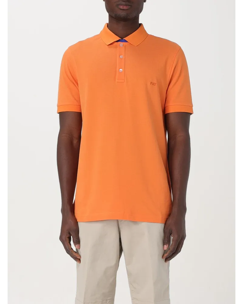 Fay Polo herren Orange