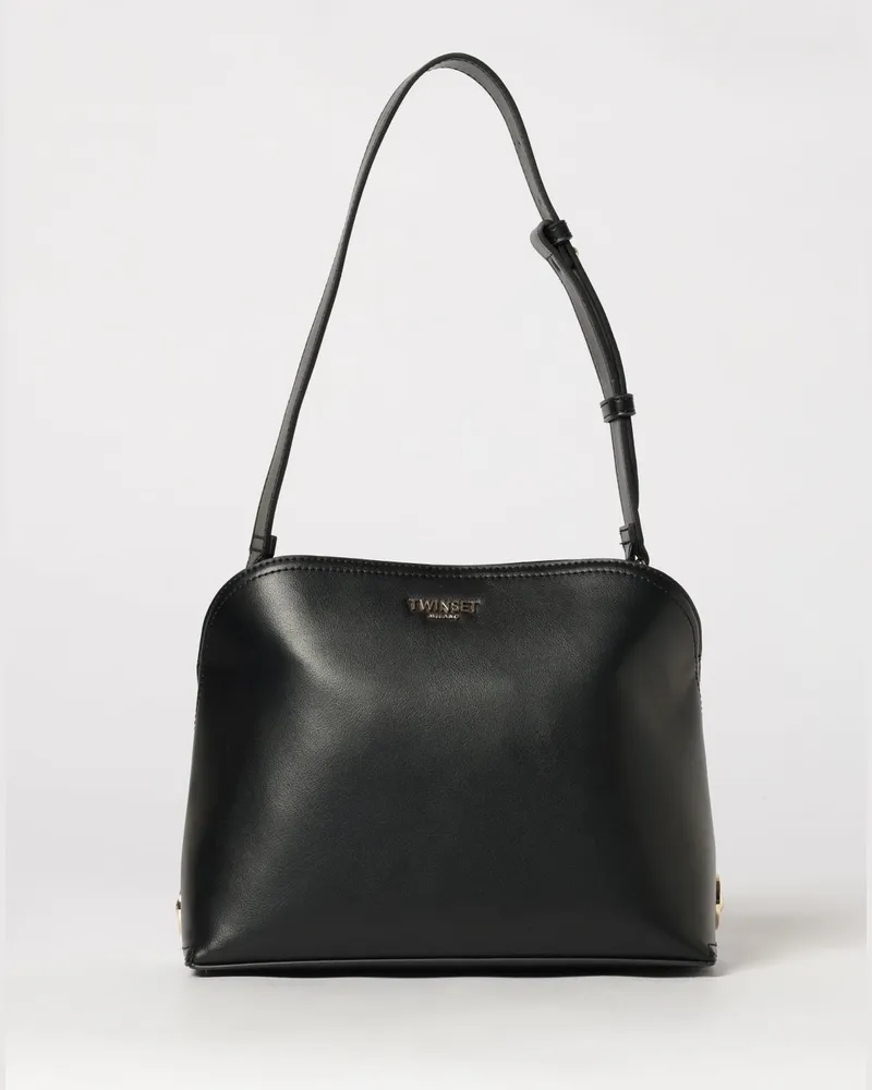 Twin-Set Tasche aus Kunstleder Schwarz