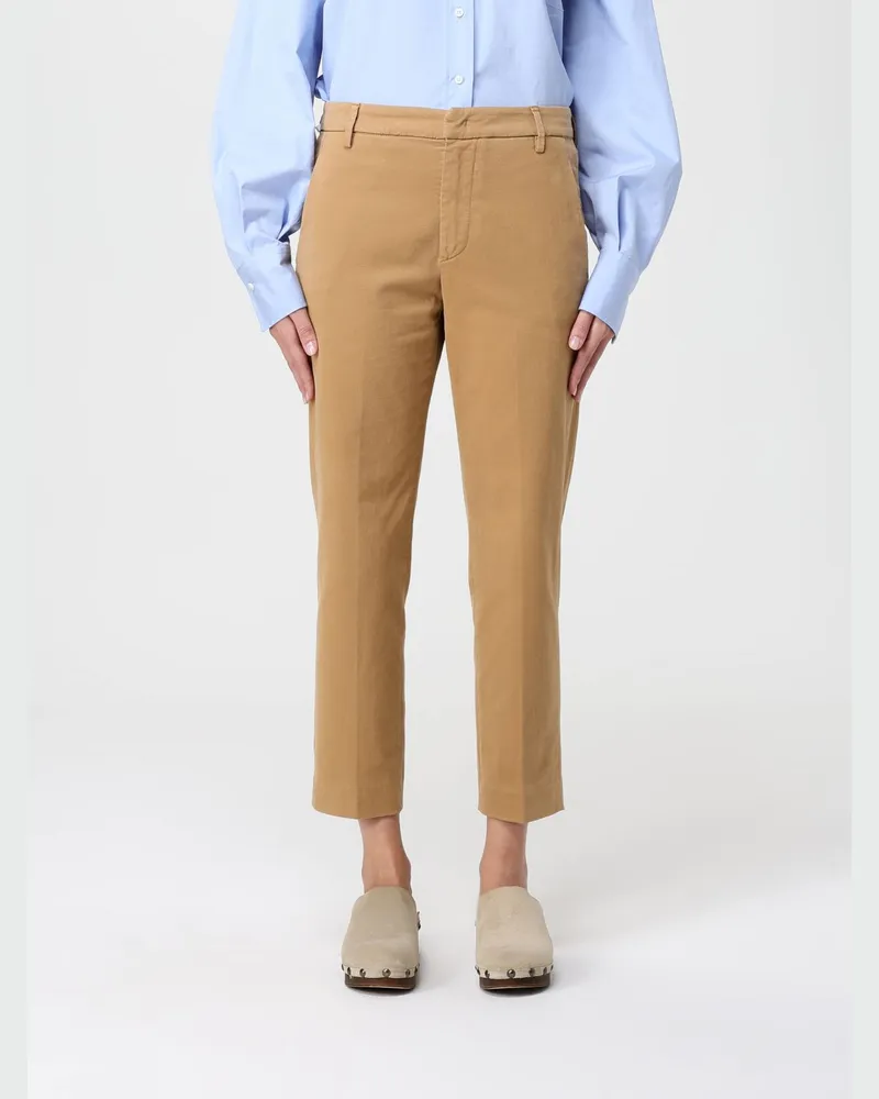Dondup Hose damen Camel