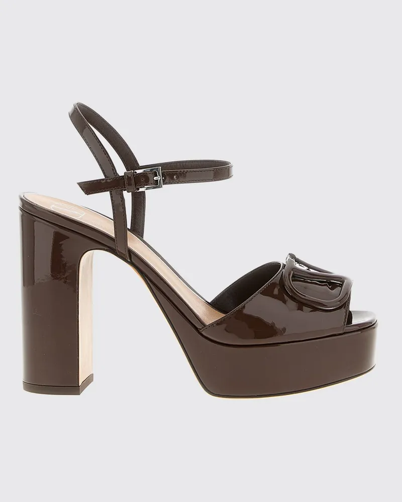 Valentino Garavani Flache sandalen damen Braun