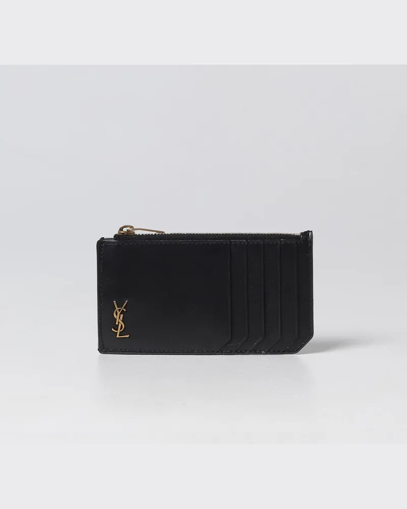 Saint Laurent Portmonnaie herren Schwarz
