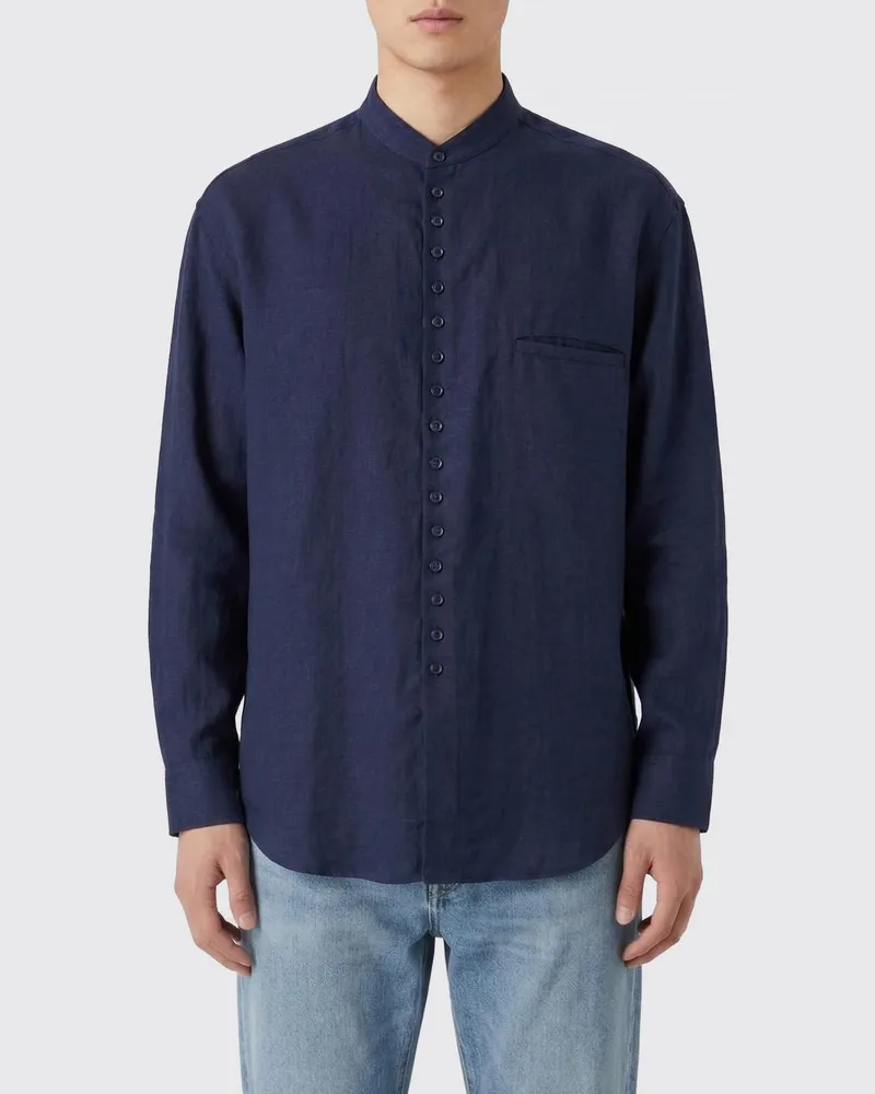 Giorgio Armani Hemd herren Blau