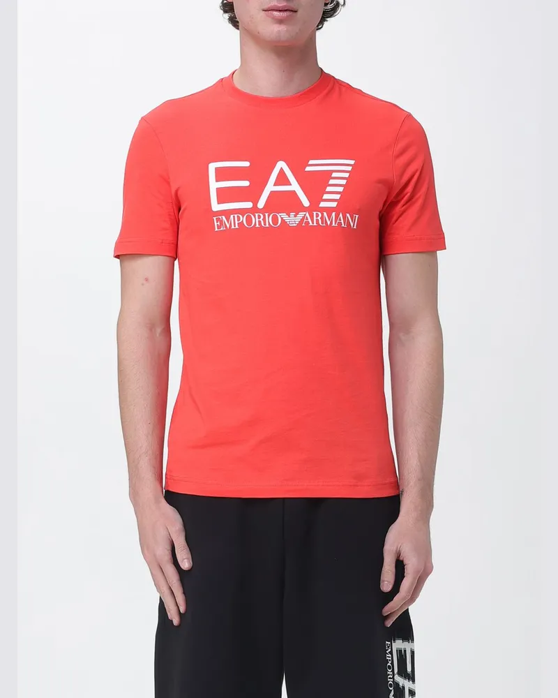 EA7 T-shirt herren Rot