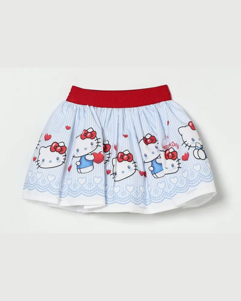 Monnalisa Minirock aus Baumwolle mit Print Bunt