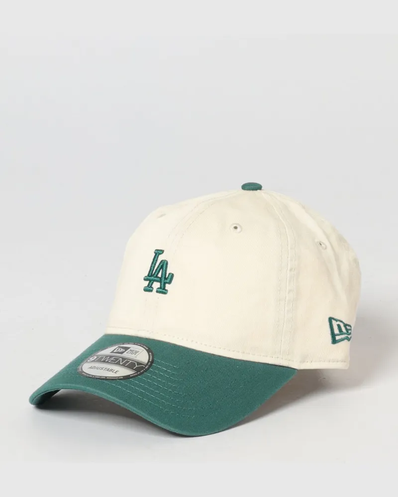 New Era 9Twenty Los Angeles Dodgers MLB Mini Logo Baumwollkappe mit gesticktem Logo Beige