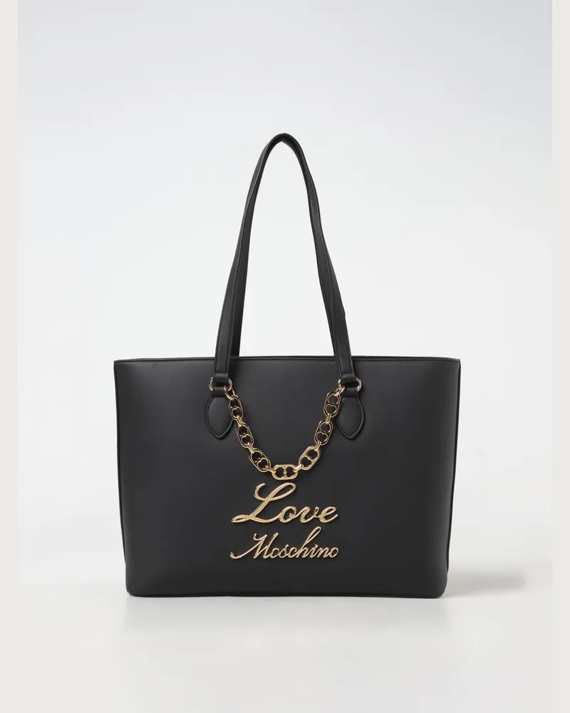 Moschino Schultertasche damen Schwarz