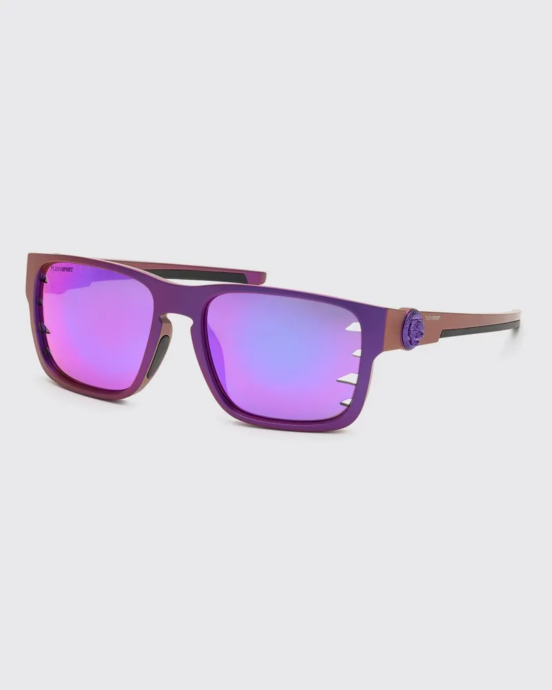 Philipp Plein Sonnenbrille Gaze aus Acetat Violett