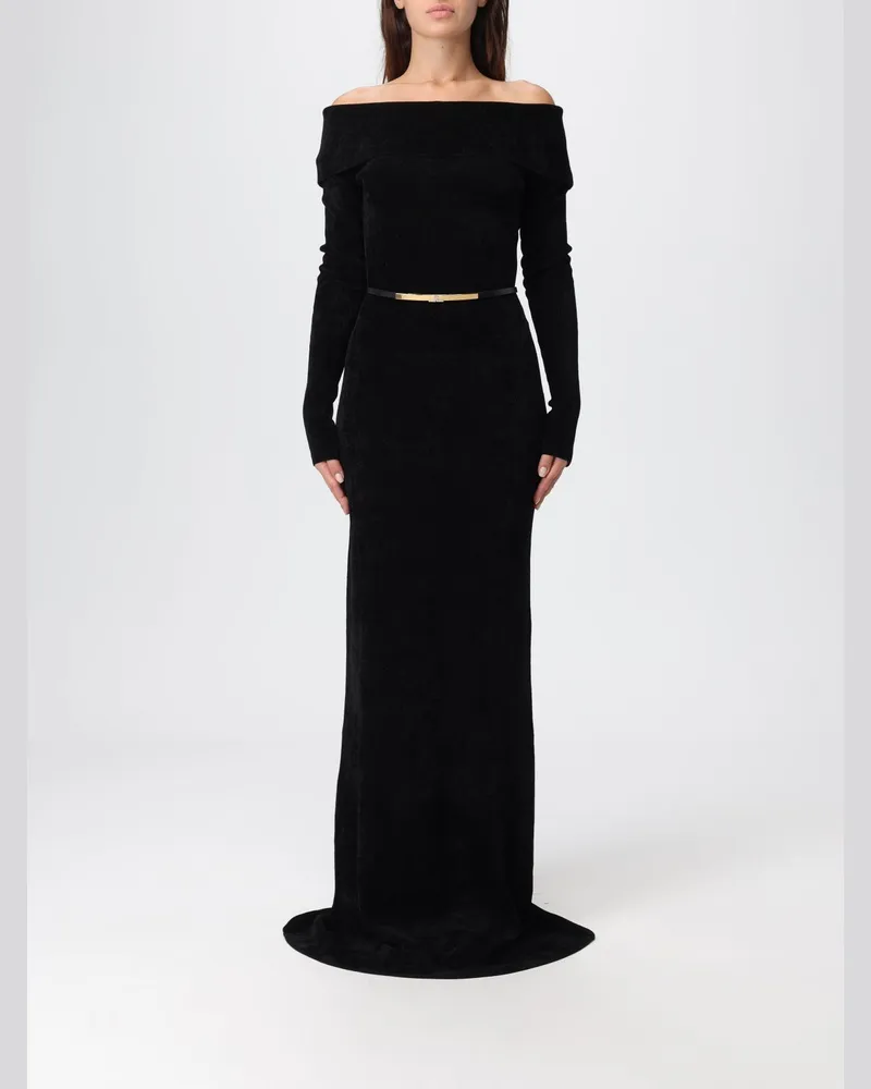 Elisabetta Franchi Kleider damen Schwarz