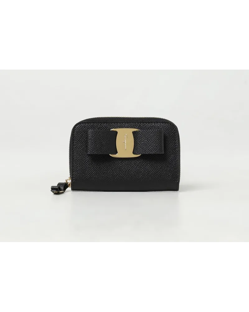 Ferragamo Geldbeutel damen Schwarz
