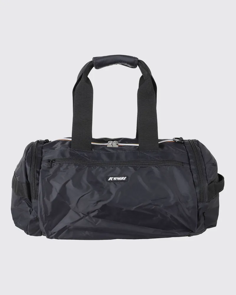 K-Way Mereville Wasserdichte Ripstop-Nylon-Reisetasche Schwarz