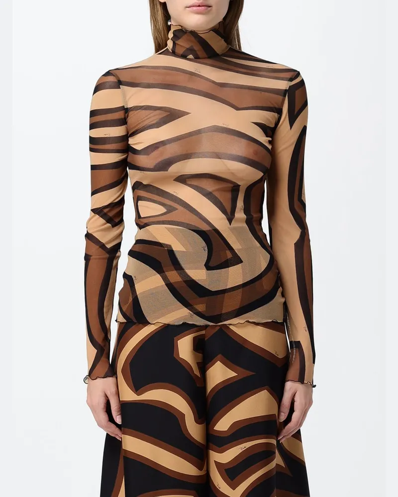 Emilio Pucci Top damen Braun