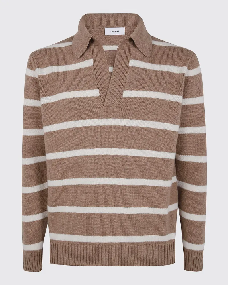 LARDINI Polo herren Braun